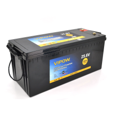 Акумуляторна батарея Vipow LiFePO4 25,6V 100Ah з вбудованою ВМS платою 80A (530*215*205)