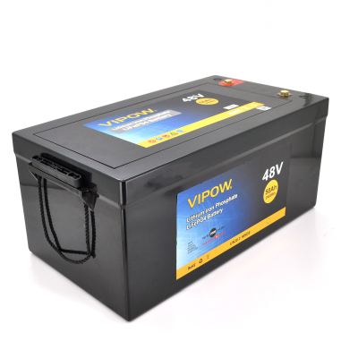 
					Акумуляторна батарея Vipow LiFePO4 51,2V 50Ah з вбудованою ВМS платою 40A, 48V (530*240*225)