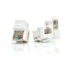 Модуль вузький Keystone Jack RJ-45 кат.5e UTP,17,2 мм,  Q100