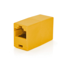 З'єднувач RJ45 8P8C мама / мама RJ45 для з'єднання кабелю, оранжевый, Q100