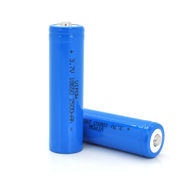 
					Акумулятор 18650 Li-Ion Vipow ICR18650 TipTop, 2500mAh, Blue