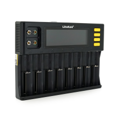 ЗП універсальний Liitokala Lii-S8, АЗУ+СЗУ, 8 каналів, LCD дисплей, підтримує Li-ion, Ni-MH і Ni-Cd AA (R6), ААA (R03), AAAA, С (R14)