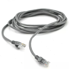 Патч-корд литий RITAR, CCA, UTP, RJ45, Cat.5e, 1.5m, сірий Q1000