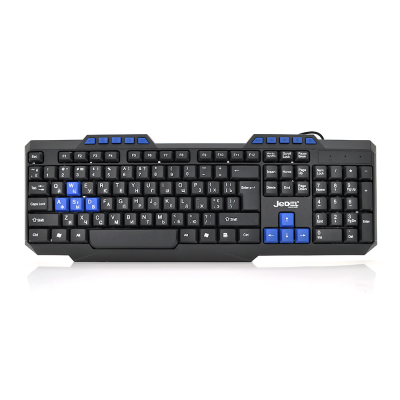 
					Клавіатура USB Jedel K518, (Eng / Pyc), (435х130х21), 112k, Black, Box