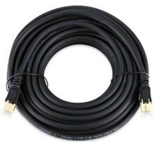 Патч-корд литий VEGGIEG, CCA, SSTP, RJ45, Cat.8, 20m, чорний