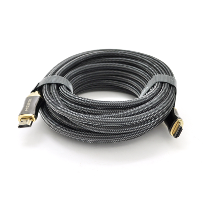 
					Кабель VEGGIEG HA-8 HDMI-HDMI 4K UHD, 8.0m, v2,0, OD-4.0mm, круглий, Black, коннектор Black-Metal, Box
