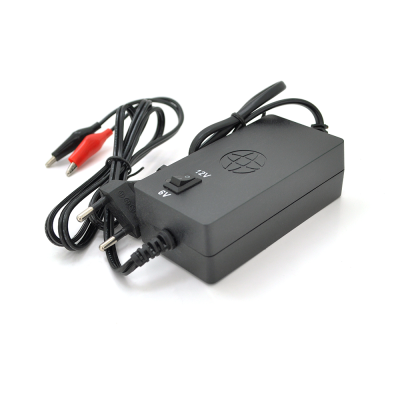 
					Автоматичне ЗУ для акумулятора 6V / 12V (MF, WET, AGM, GEL), ONK-6V12V1500, 100-240V, Струм заряду 6 / 12V / 1500mA, крокодили в комплекті