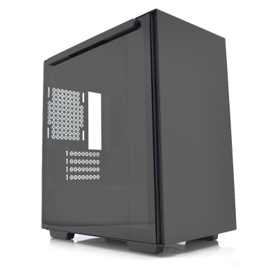 
					Корпус DeepCool 110 - 0.5mm ABS+SPCC+загартоване скло, ITX, 2x3.0 USB+Audio, Video card≤320mm, (400x225x431mm), без БП, Black