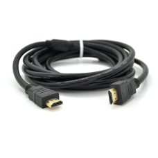 Кабель Premium Ritar PL-HD94 HDMI-HDMI Ultra HD 1080P, 2.0m, v1,4, OD-7.3mm, з фільтром, круглий Black, конектор Gold, Пакет, Q120