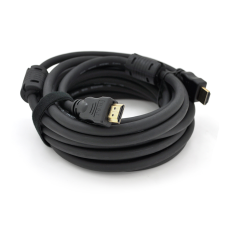 Кабель Ritar PL-HD348 HDMI-HDMI Ultra HD 4K,1080P, 20.0m, v1,4, OD-8.0mm, з фільтром, круглий Black, коннектор Gold, Пакет, Q20