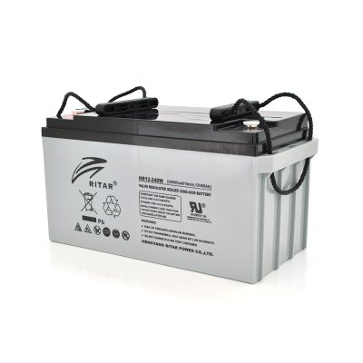 
					Акумуляторна батарея AGM RITAR HR12240W, Gray Case, 12V 65.0Ah ( 350 х 167 х 182 (182 ) 19.50 kg Q1
