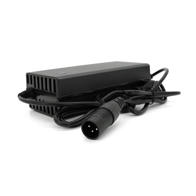 
					Зарядний пристрій для літієвих акумуляторів 48V 3A (DC: 54.6V/3A), штекер 5,5х2,5мм, BOX