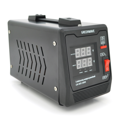 
					Стабілізатор напруги релейный Green Wave Mauser 500VA (350Вт), 1xShuko, DC140-260V, AC220±8%, BOX, Q4