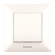 Вимикач Panasonic Arkedia Slim одноклавішний, кремовий