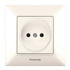 Розетка Panasonic Arkedia Slim, кремова