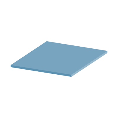 
					Силіконова термопрокладка HY-100-1, 100x100x0.3mm, Blue, > 4,0W / m-K, -40 ° ≈240 °, питома вага -2g / cm3, OEM