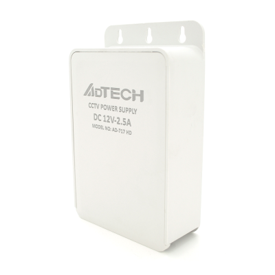 
					Імпульсний адаптер живлення ADtech 12В 2.5А (30Вт) Plastic Box IP63