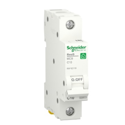 
					Автоматичний вимикач Schneider RESI9 10А, 1P, крива С, 6кА