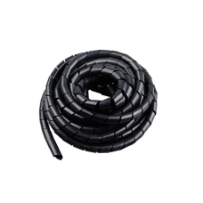 Спіральний кабельний організатор діаметр, 8mm, довжина 12m, Black