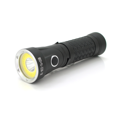 
					Ліхтарик ручний Bailong BL-1822, T6+COB+ Red Light, Cree XML-T, 1+3 режими, Zoom, поворот 90°, IP44 ,18650 ак-тор, магніт, АЗУ+СЗУ, 140х55х40, BOX