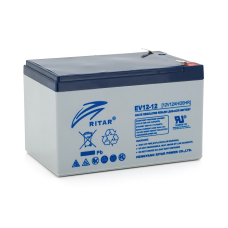 Тяговый  аккумулятор RITAR EV12-12,12V 12Ah, F2 ( 151 х 99 х 97 ), Q4