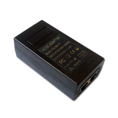 
					POE інжектор 15V 0.8A (12Вт) з портами Ethernet 10/100Мбіт/с, без кабеля живлення