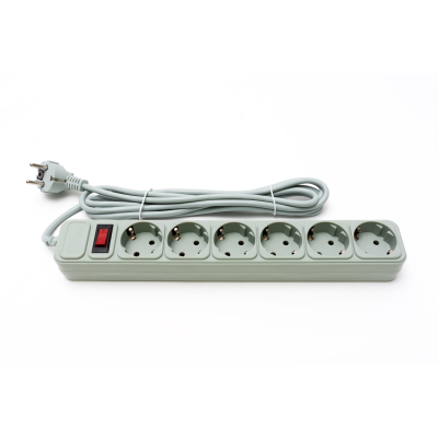 
					Мережевий фільтр PROLOGIX 075P6-30B, 220В 10А, 6 розеток, 3м, сірий, коробка Q30