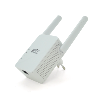 
					Підсилювач WiFi сигналу з 2-ма антенами LV-WR13, живлення 220V, 300Mbps, IEEE 802.11b/g/n, 2.4-2.4835GHz, BOX