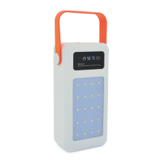 Power bank YM-644CX 50000mAh, flashlight, Input:5V/2.1A(Micro-USB,Type-C,Lightning),Output:5V /2.1A(4*USB),With 4 owner cable, plastic, White, BOX