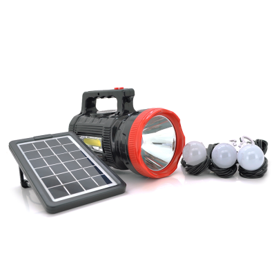 
					Переносний ліхтар RT906BT+Solar, 1+1 режим, Радіо+ Bluetooth колонка, вбудований акум, 3 лампочки 3W, USB вихід, Black/Orange