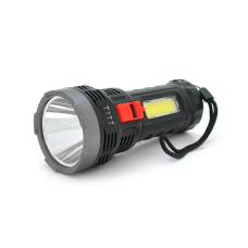 Ліхтарик ручний BK-822, 5W. OSL LED+COB, пластик, вбудований акум, 150х63х47 . IP40, USB кабель