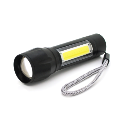 
					Ліхтарик ручний CATA CT-8024, 5W Led-CREE Q5 + COB, Zoom, 3 реж., корпус-алюміній, водостійкий, ударостійкий, вбудований аккум, IP44, 100х24х20, BOX