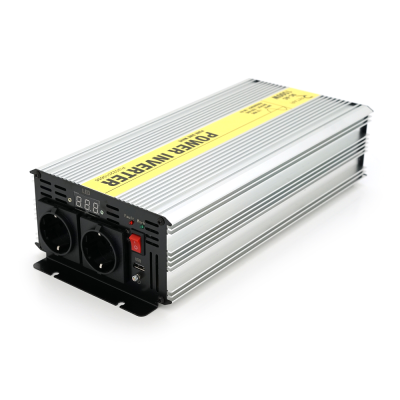 
					Інвертор напруги RITAR RSC-1500, 12V/220V, 1500W з правільною синусоїдою, 2xShuko, 1xUSB, клемні дроти, BOX, Q4