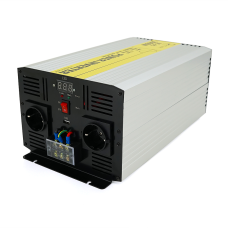 Інвертор напруги RITAR RSC-3000, 12V/220V, 3000W з правільною синусоїдою, 2xShuko, 1xUSB, клемні дроти, клемні колодки, BOX, Q2 Інвертор напруги RITAR RSC-3000, 12V/220V, 3000W з правільною синусоїдою, 2xShuko, 1xUSB, клемні дроти, клемні колодки, BOX, Q2
