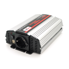 Інвертор напруги Carspa-600-242 (600Вт), 24/220V, approximated, 1Shuko, USB, клеми, Box Q15