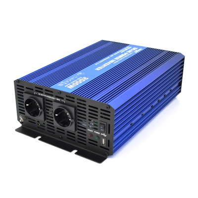 
					Інвертор напруги Carspa-SINUS P2000-122  (2000Вт), 12/220V, 2xShuko, 1USB, клеми, Box Q2