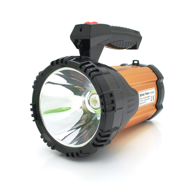 
					Ліхтар пошуковий Silver Toss ST-8200L, 1LED T6, 25W, 3 режими, 7200mah, Black/Gold, IP40, СЗУ, 220х130х170мм, BOX