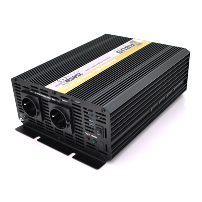 
					Інвертор напруги ORBUS ORMS24-2500 (2500Вт), 24/220V, approximated, 2 Shuko, клемні дроти, 6 запобіжників, Box.Q20