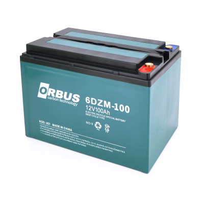 
					Акумуляторна батарея ORBUS 6-DZM-100 12V 100 Ah  (215 x 140 x 165) 16,5kg Q1/48