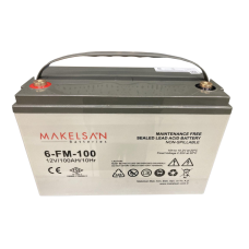 Акумуляторна батарея AGM MAKELSAN 6-FM-100, Gray Case, 12V 100.0Ah ( 329 x 172 x 218 ) Q1