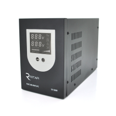 ДБЖ з правильною синусоїдою Ritar SK-800VA (500W), DC:145-275V, LCD-дисплей, 2Shuko socket, 12V,  під зовнішню батарею, струм заряду 10/15А, Q2