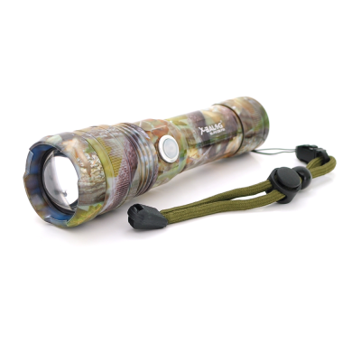 
					Ліхтар ручний Bailong BL-P512M-P50, 1LED Cree XHP50.2, 19W, 5 режими, ZOOM,18650/ААА/8800mah, Multicam, IP40, кабель USB-micro, 160х45х34мм, BOX
