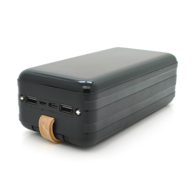 
					PowerBank Bix-50000mAh, Input:MicroUSB+Type-C, Output:4USB/Type-C/MicroUSB/Lightning, QC22.5W/PD20W, Black