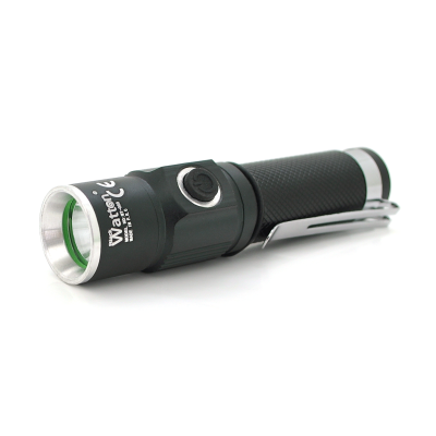 
					Ліхтар ручний Watton WT-089, 1LED CREE Q5, 3W, 3 режими, АА/1400mah, Black, IP40, СЗУ, 100х26х26мм, BOX