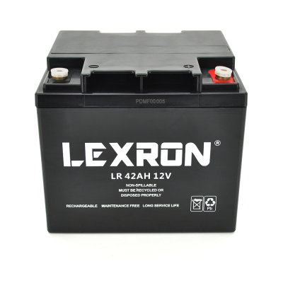 
					Акумуляторна батарея Lexron LR-12-42 12V 42 Ah  (197 x 165 x 172) 14kg