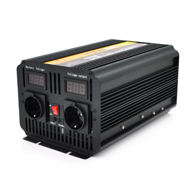 
					Інвертор напруги POWERMASTER, 24V/220V, 1800W з модифікованою синусоїдою, 2 Shuko, клеми