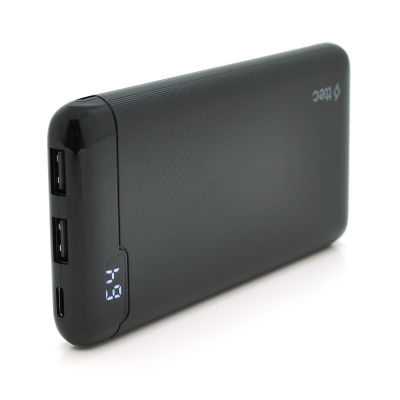 
					PowerbankTtec 10000mAh, Output: 2*USB + Type-C, 20W, Black, Q30