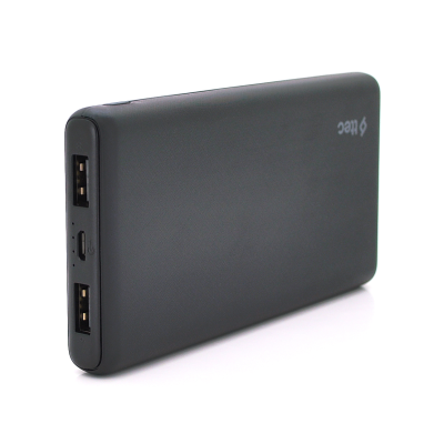 
					PowerbankTtec 10000mAh, Led, Output: 2*USB, 20W, Black, Q36
