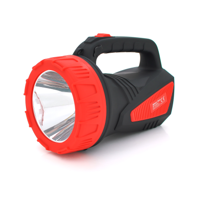 
					Ліхтар пошуковий Silver Toss ST-222, 1LED T6, 10W, 2 режими, 8000mah, Black/RED, IP40, 220х125х150мм