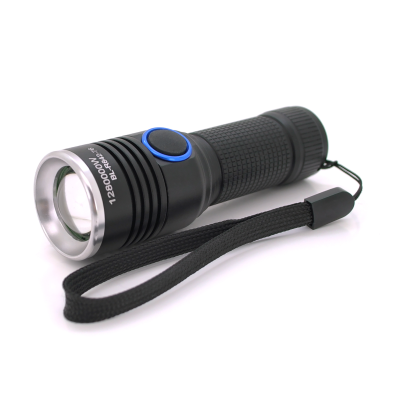 
					Ліхтарик ручний Bailong R-842, CREE T6, Zoom, 3 режими, алюміній, акум 14500, USB кабель, 126х30х24, BOX
